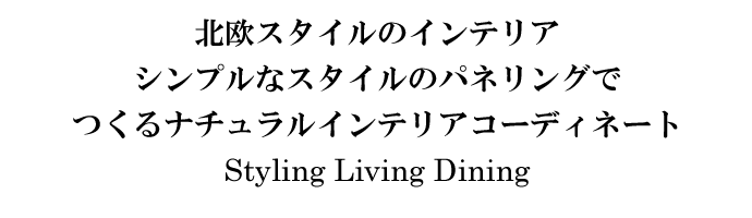 kX^C̃CeA@VvȃX^C̃plOłi`CeAR[fBl[g@Styling Living Dining